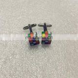 High End Rubik Cube Shape Cufflinks for Men,wedding Cufflinks Gender Cufflinks