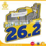 Antique Copper Half Marathon Running Medal With Company Logo thumbnail-5