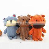 China Factory Supply Dog Toys Pet Cotton Rope Bear Squeaky thumbnail-1
