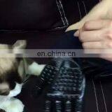 Wholesale India Manufacture Massage Hair Removal Cleaning Bath Pet Dog Cat Grooming Gloves thumbnail-1