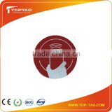 High quality rfid inlay sticker 13.56MHz for laundry