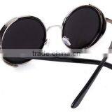 Hot Selling Unisex Fashion Retro Classic Metal Frame Small Round Sunglasses Eyewear thumbnail-5