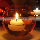Hand Made Round Ball Green and Red Different Colors Crystal Candle Holder With White Candles thumbnail-3