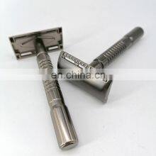 New Design Double Edge Blade Metal Men Shaving High Quality Safety Straight Razor thumbnail-3