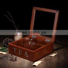Desktop Snack Display Wooden Packed-coffee Packed-tea Storage Box thumbnail-4