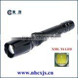 aluminum zoom cree led xml t6 torch with clip