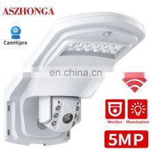 5MP WIFI Floodlight IP Camera Wireless Home Security 5X Optical Zoom PTZ HD CCTV Outdoor Surveillance Cam CamHi thumbnail-2