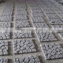 Natural Split Light Grey Cobble Stone Granite Driveway Paving thumbnail-3