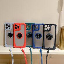 New Multi Function For Samsung Charms For Huawei Mobile Phone Case U Shield Metal Ring Bracket Anti Collision For Iphone 14