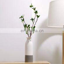 New Product Nordic Japanese Style Vase Hydroponics Tabletop White Ceramic Vase For Flower Arrangement Home Decor thumbnail-3