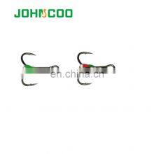 JOHNCOO 8# High Carbon Steel Fishing Treble Hook Ice Fishing Hook thumbnail-4