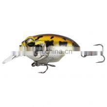 JOHNCOO 43mm Pesca Fishing Lure Crankbait Floating Bass Lures Fishing Hard Body Lure thumbnail-5