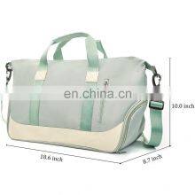 Large Capacity Travel Fitness Handbag Gym Sport Yoga Duffel Tote Shoulder Bag With Shoes thumbnail-5
