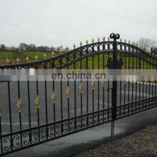European Residential High Quality Galvanized Steel Main Gate Design thumbnail-4