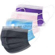 Wholesale Dust Proof 3 Ply Disposable Face Mask with Ear Loop,Breathable 3 Layer Masks Mouth Cover