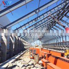 Steel H Beam Fence Post 6X6 Buildings Eu Design Goat Shelter Dairy Farm Shed Steel Structure Frame