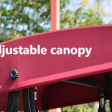 Ready to Ship Outdoor Sunshade Double Seat Swing Chair thumbnail-4