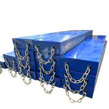 UHMWPE Black Leg Pads for Heavy Machinery, Wear-resistant, Anti-slip, and High Load-bearing thumbnail-5