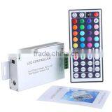 12V 12A 144W 44 Key Remote LED Aluminum Controller for RGB SMD LED Strip Light