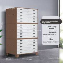 Heavy Duty 10 Drawer Blueprint Organizer | With Central Lock System | for Engineering Company thumbnail-4