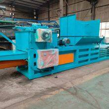 Automatische hydraulische horizontale Ballenpresse für Altpapier, Kartons und Pappe thumbnail-2