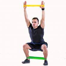 Thin Band Loop Strength Training Resistance Exercises TPE thumbnail-3