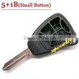 Best Quality 5+1 Button Remote Key Case With Small Panic For Chrysler thumbnail-1