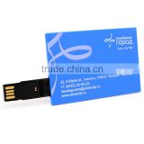 Customized 2GB / 4GB / 8Gb Cerdit Card USB Memory Sticks With Low Price