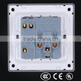 E Series 2 Plug+ 3 Plug Socket With Sitch, Stainless Steel Switch thumbnail-3