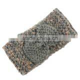 2015 Newest Fashion Women's Warm Soft Acrylic Knitting Flower Bow Knot Headband thumbnail-3