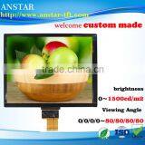 2016 8.0 Inch TFT LCD Display Panel IPS 1024**768 Pixels,8bit*LVDS Interface