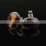 RG1033 Wholesale Oval Tiger Eye Bezel Adjustable Ring thumbnail-2