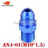 AN4-M10x1.5 Male Aluminium Hose Fitting Adatper