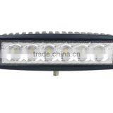 Hotsale! 18w LED Offroad Light Bar 12/24V LED Light Bar For Truck/ATV/SUV/Jeep
