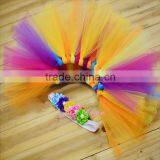 Rainbow My Baby Tutu Set - Pinky PieTutu Set - Birthday Tutu Set thumbnail-6