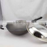 Top Quality Aluminum Non-stick Wok thumbnail-6