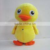 Yellow Walking and Flapping Duck