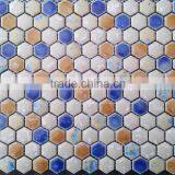 Nice Design Blue White Hexagon Mosaic Kiln thumbnail-1