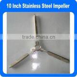 10 Inch Retractable Stainless Steel Impeller For Mixing Work in Tank