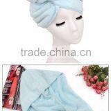 Factory OEM Hair Turban Absorbent Turban Toewl Microfiber Hairwrap thumbnail-1