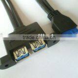 Low Price USB 3.0 AFX2 TO 20PIN PANEL CABLE