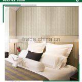 popular paper wallpaper, whisper gray modern wide stripe wallcovering for administration , chinese new year decoration items