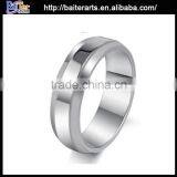 Elegant Men's Titanium Ring Blanks,316L Stainless Steel Ring Blanks thumbnail-1