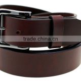 fashion leather and rope cross belt wholesale custom belts ,Fashion Casual Mens brown genuine Leather Belts