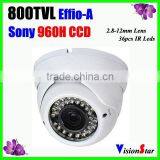 Camera Security System 800tvl Sony Effio-a Ccd Sensor 36pcs ir Leds CXD4151gg Metal Cover Outdoor Using Dome Cctv Camera thumbnail-2