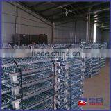 Cheap Foldable Mesh Wire Pallet With Steel Plate Cover