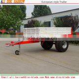 7CS Series of New Type European Style Two Wheels Farm Trailer HOT SALE