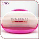 New Battery-operated White&Pink Portable Finger Toe Air Nail Dryer Fan thumbnail-3