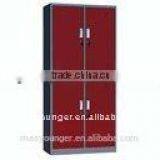Popular Products Stainless Steel Office Filing Cabinet/cupboard Corner Furniture,red Closet Doors Wardrobe/locker