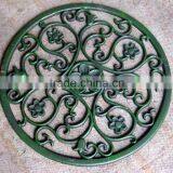 Round Shape Doormat Cast Iron thumbnail-2